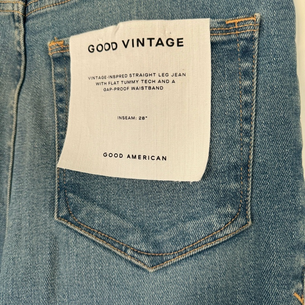 Good American Good Vintage straight leg jeans - Picture 5 of 13